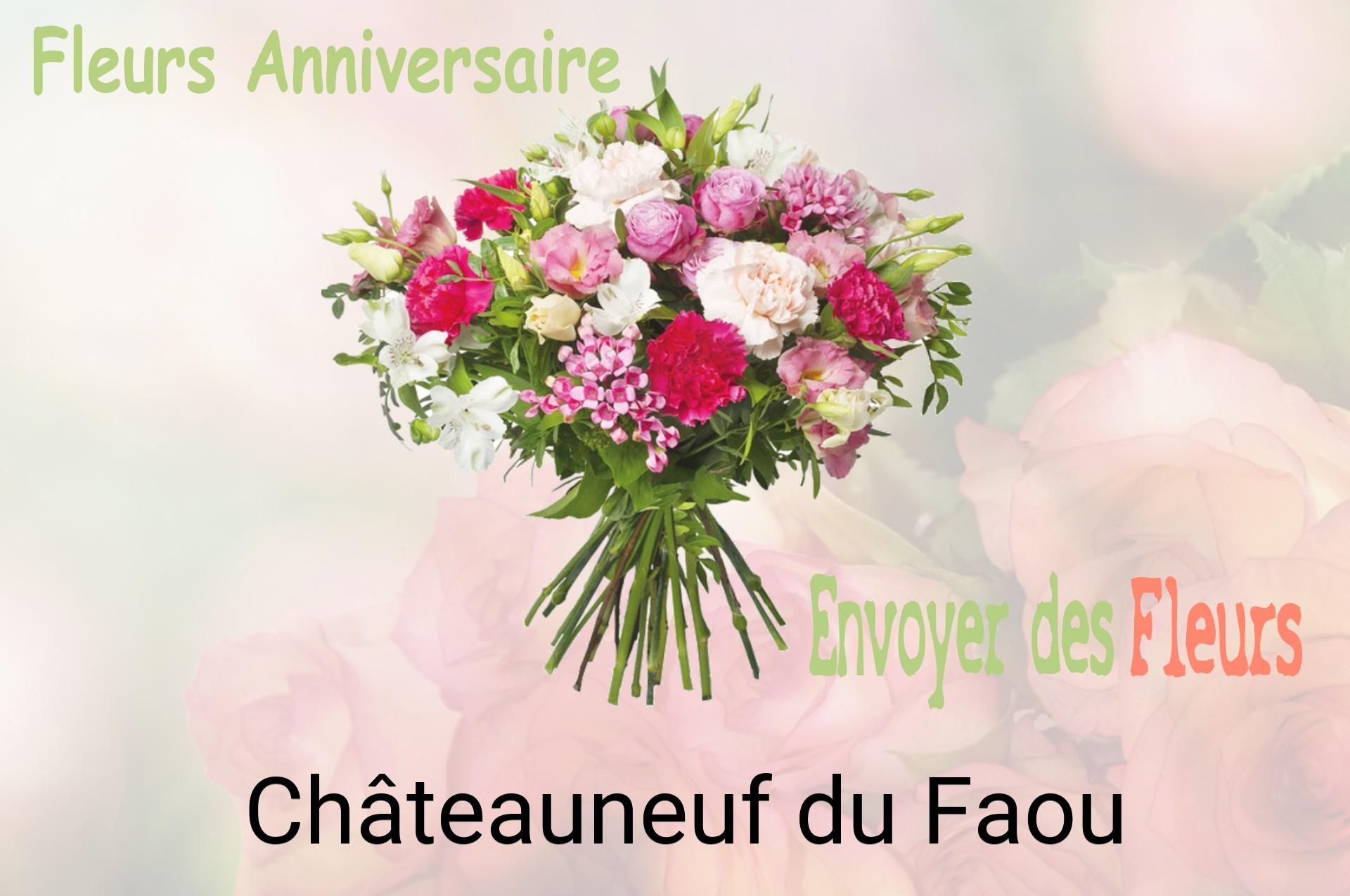 Bouquet de fleurs d’anniversaire livré à Châteauneuf-du-Faou