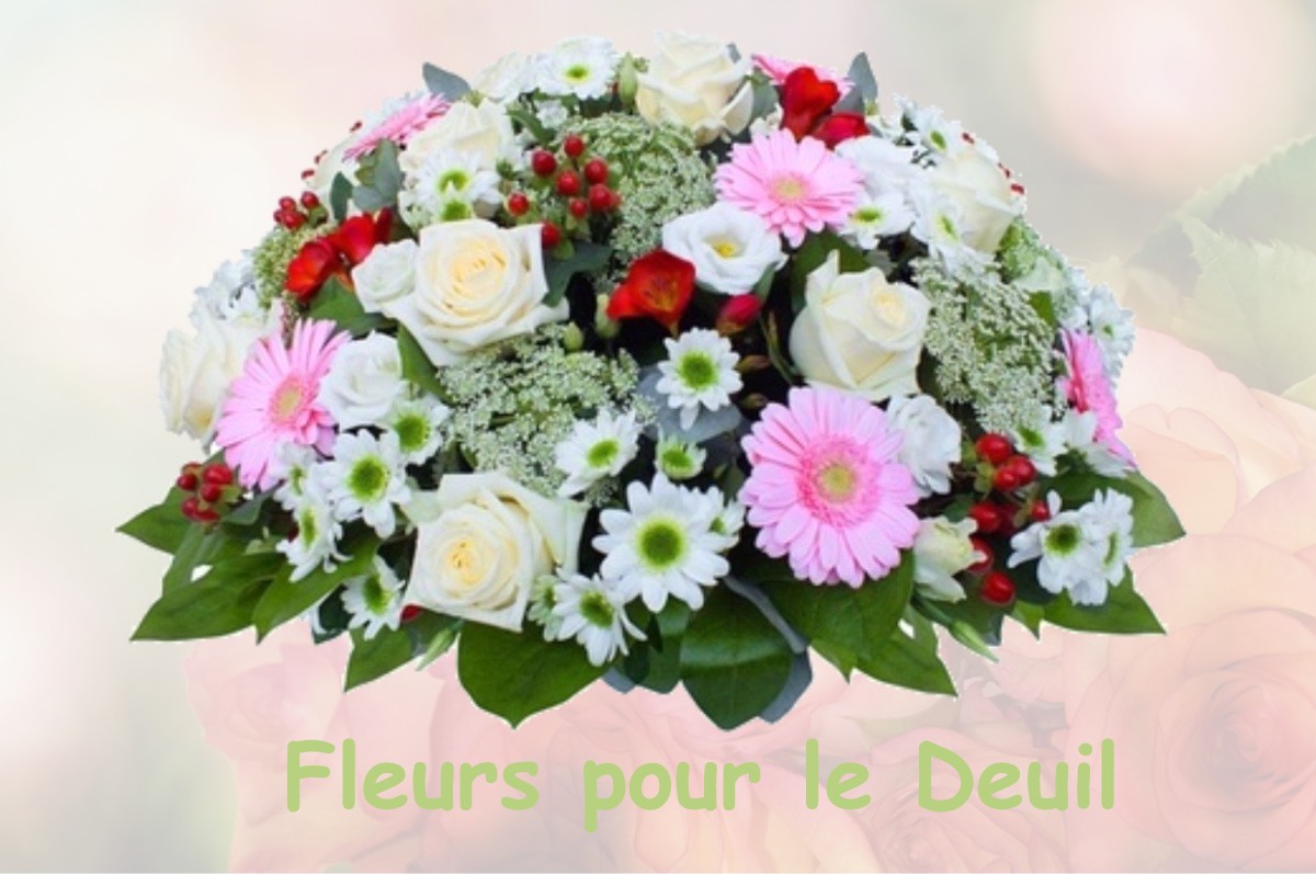 fleurs deuil CHATEAUNEUF-DU-FAOU